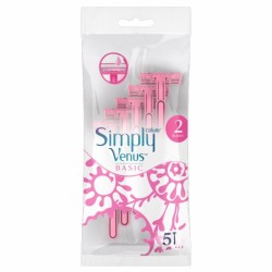 Simply Venus Basic Vienkartiniai skustuvai, 5vnt 