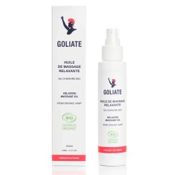 Relaxing Massage Oil Atpalaiduojantis masažinis aliejus iš organinių kanapių, 100ml 