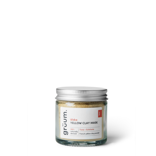 älska Yellow Clay Mask Šveičiamoji molio kaukė, 50ml