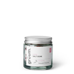 blöta Salt Soak Rose Petal & Rosemary Vonios druska, 120g 