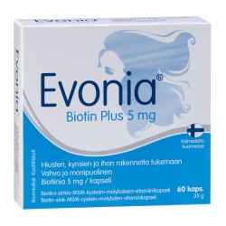 Evonia Biotin Plus, 60 kaps. 