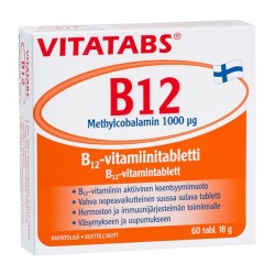Vitatabs B12 Methylcobalamin 1000mcg tab N60 