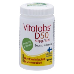 Vitatabs D50 Pear tab N120 