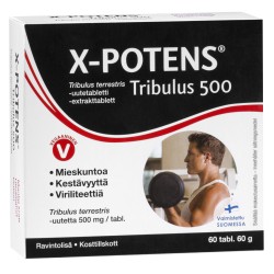 Gulsčiosios ragužės ekstraktas - X-POTENS TRIBULUS, N60 