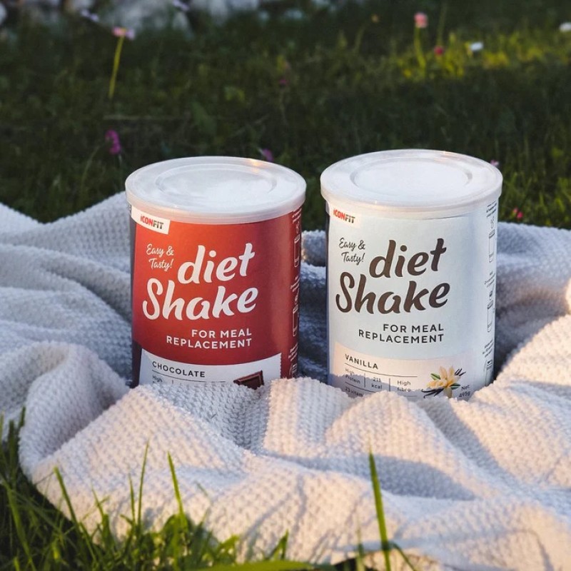 Diet Shake Strawberry Braškių skonio dietinis kokteilis, 495g