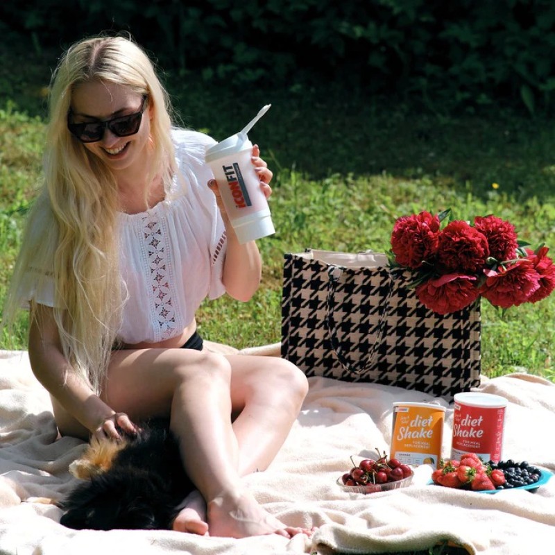 Diet Shake Strawberry Braškių skonio dietinis kokteilis, 495g