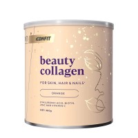 Beauty Collagen Orange Apelsinų skonio kolagenas odai, plaukams ir nagams, 300g 