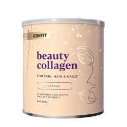 Beauty Collagen Orange Apelsinų skonio kolagenas odai, plaukams ir nagams, 300g 