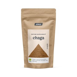 Organic Chaga Powder Ekologiški čaga milteliai, 100g 