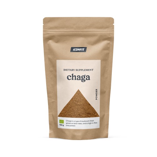 Organic Chaga Powder Ekologiški čaga milteliai, 100g