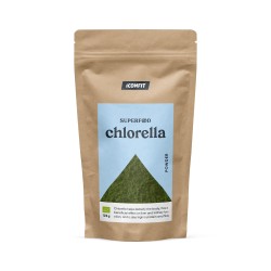 Organic Chlorella Powder Ekologiški chlorelos dumbliai, 125g 
