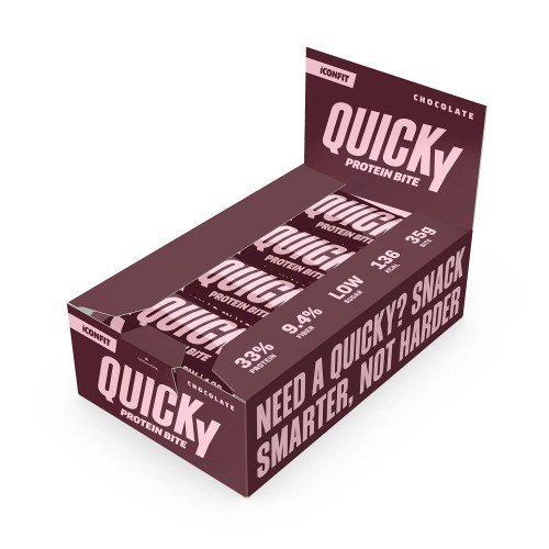Quicky Protein Chocolate Bite Baltymų batonėlis, 16*35 g