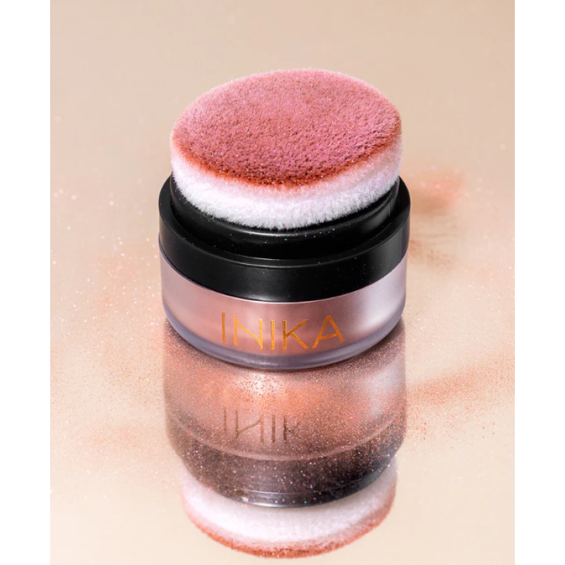 Mineral Blush Puff Pot (Rosy Glow) Mineraliniai skaistalai su pagalvėle, 3g