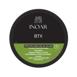 BTX Anti-Frizz Mask Plaukus glotninanti kaukė, 200g 