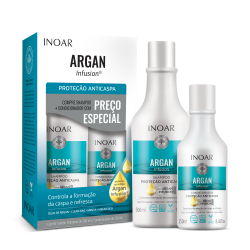 Argan Infusion Anti-Dandruff Protection Duo Kit Plaukų priežiūros rinkinys nuo pleiskanų, 500+250ml 