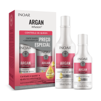 Argan Infusion Loss Control Duo Kit Rinkinys slenkantiems plaukams, 500ml + 250ml 