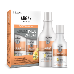 Argan Infusion Perfect Curl Duo Kit Rinkinys garbanotiems plaukams, 500+250ml 