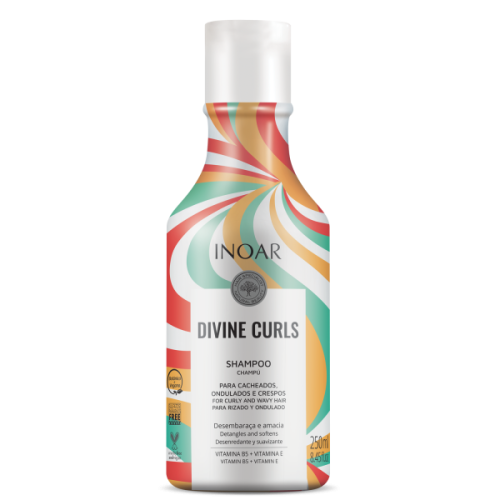 Divine Curls Shampoo Šampūnas garbanotiems ir banguotiems plaukams, 250ml