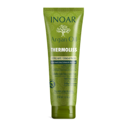 Argan Oil Thermoliss Thermo-Active Defrizzing Balm Besipučiančių plaukų balzamas prieš tiesinimą, 240 ml 