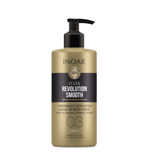 Vegan Revolution Smooth Thermo Activated Anti-Frizz Leave-In Step 3 Karščiu aktyvuojamas nenuplaunamas balzamas, 350ml
