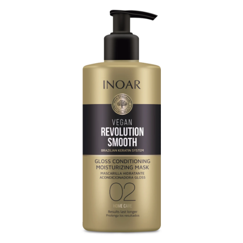 Vegan Revolution Smooth Glos Conditioning Moisturizing Mask Step 2 Drėkinamoji plaukų kaukė, 350ml