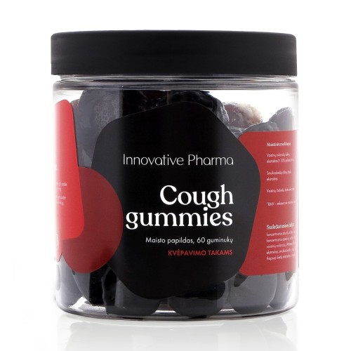 Cough Gummies Maisto papildas, 60 guminukų