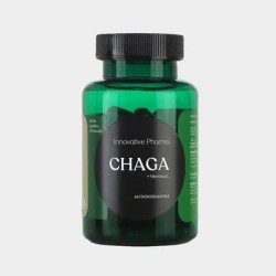 CHAGA + Vitaminas C, 60 kaps. 