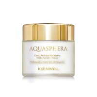 Aquasphera Triple Action Night Cream Trejopo poveikio intensyviai drėkinantis naktinis kremas, 80ml 