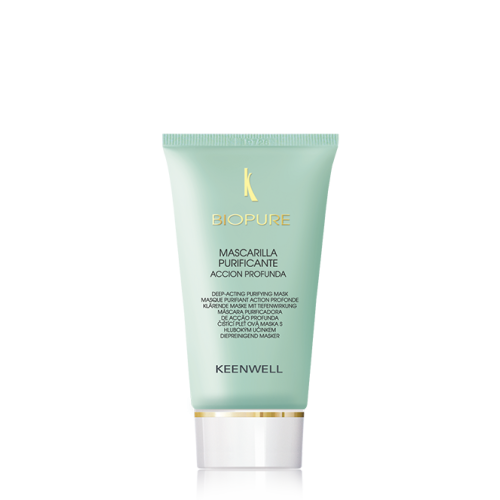 Biopure Deep Acting Purifying Mask Valomoji kaukė mišriai, riebiai ir probleminei odai, 60ml