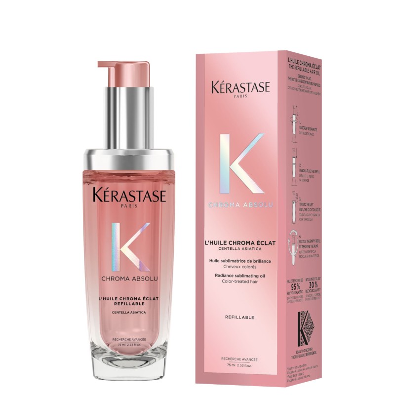 Chroma Absolu Huile Cicagloss Žvilgesio suteikiantis aliejus dažytiems plaukams, 75ml
