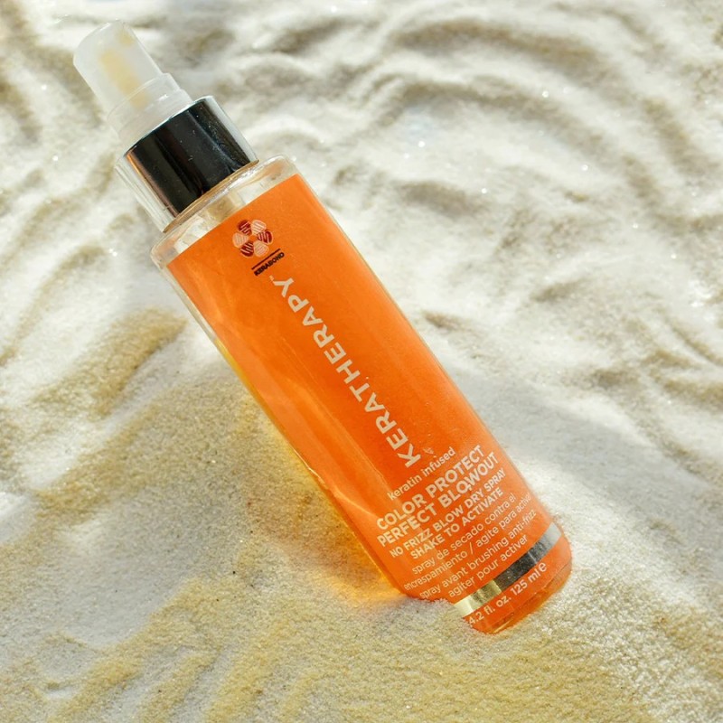 Keratin Infused Color Protect Perfect Blowout Nenuplaunamas dvifazis plaukų purškiklis, 125ml