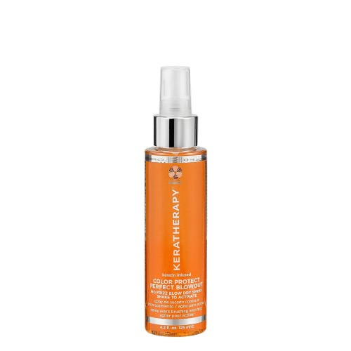 Keratin Infused Color Protect Perfect Blowout Nenuplaunamas dvifazis plaukų purškiklis, 125ml