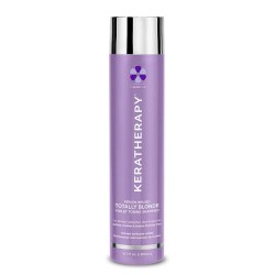 Keratin Infused Totally Blonde Violet Toning Shampoo Geltonus atspalvius neutralizuojantis šampūnas, 300ml 