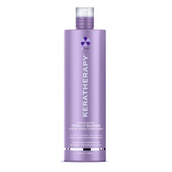 Keratin Infused Totally Blonde Violet Toning Conditioner Geltonus atspalvius neutralizuojantis kondicionierius, 1000ml 