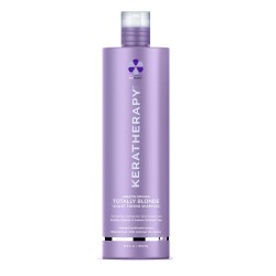 Keratin Infused Totally Blonde Violet Toning Shampoo Geltonus atspalvius neutralizuojantis šampūnas, 1000ml 