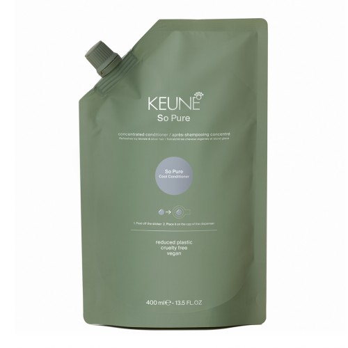 So Pure Cool Šaltus atspalvius paryškinančio kondicionieriaus papildymas, 400ml