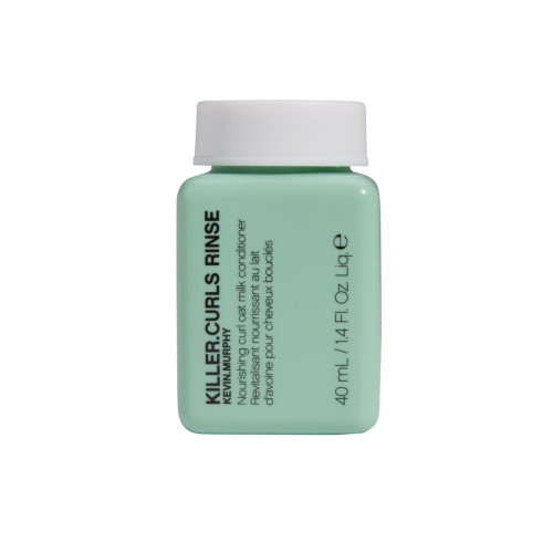 KILLER.CURLS RINSE Maitinamasis avižų pieno kondicionierius garbanoms, 40ml