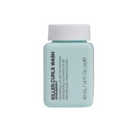KILLER.CURLS WASH Maitinamasis avižų pieno šampūnas garbanoms, 40ml 