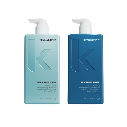 REPAIR-ME.WASH + RINSE šampūnas ir kondicionierius pažeistiems plaukams su enzimais, rinkinys 1 vnt.