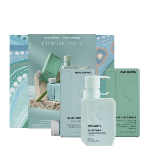 ETERNAL CURLS Garbanotų plaukų priežiūros rinkinys, 1vnt