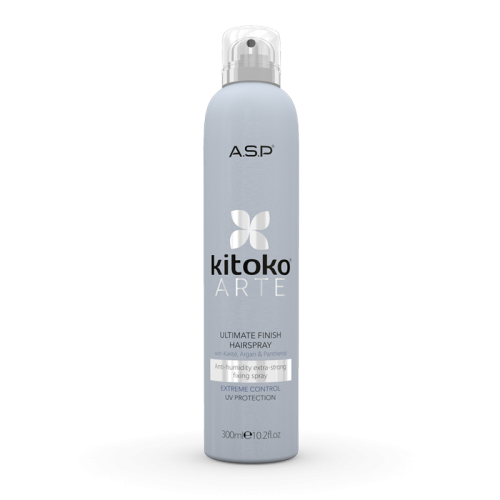 Kitoko Arte Ultimate Finish Hairspray Stiprios fiksacijos plaukų lakas, 300ml
