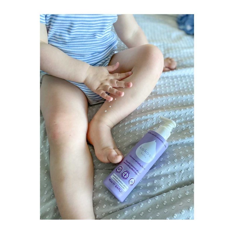 Coconut Oil Baby Lotion Losjonas kūdikiams su kokosų aliejumi, 200ml