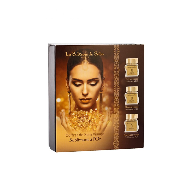 Gold & Champagne 23 karatų aukso veido priežiūros rinkinys, 3x50ml