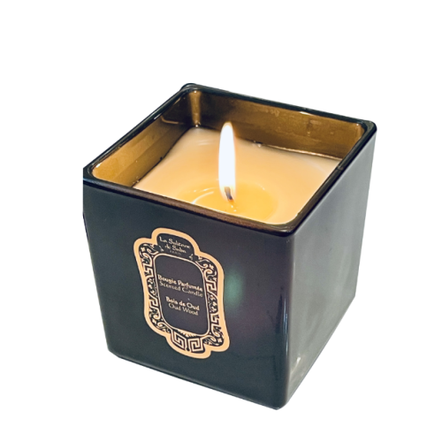 Oud Scented Candle Medienos aromato kvapni žvakė, 400g