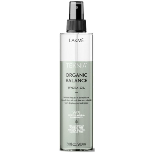 Teknia Organic Balance Hydra-Oil Dvifazis purškiklis plaukams, 200ml