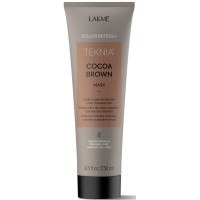 Teknia Cocoa Brown Mask Kaukė ruda spalva dažytiems plaukams, 250 ml  