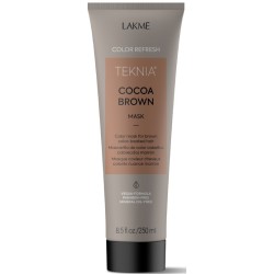 Teknia Cocoa Brown Mask Kaukė ruda spalva dažytiems plaukams, 250 ml  