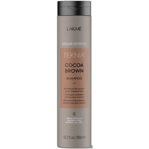 Teknia Cocoa Brown Shampoo Rudą spalvą paryškinantis šampūnas, 300ml