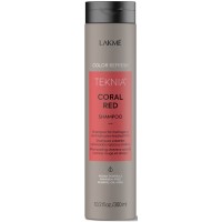 Teknia Coral Red Shampoo Šampūnas raudona spalva dažytiems plaukams, 300 ml 
