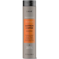 Teknia Saffron Copper Shampoo Šampūnas vario spalva dažytiems plaukams, 300 ml 